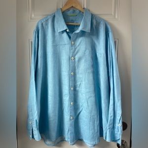 Men’s linen button down